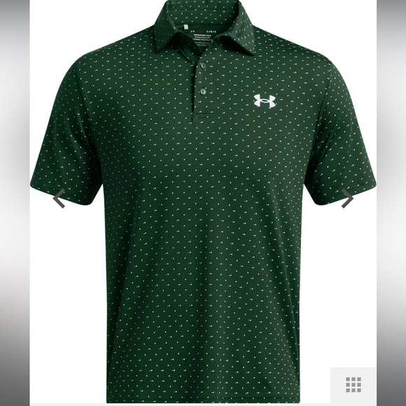 Brand new Under Armour Forest Green Golf Shirt. Size L. - Picture 1 of 4